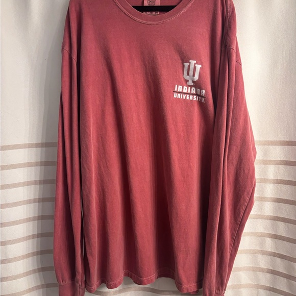 Indiana University Unisex Red Long Sleeve Shirt - Picture 3 of 5